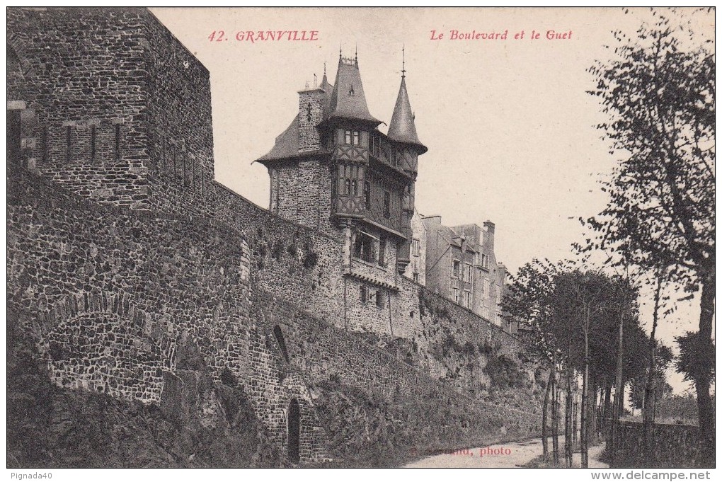 Cp , 50 , GRANVILLE , Le Boulevard Et Le Guet - Granville