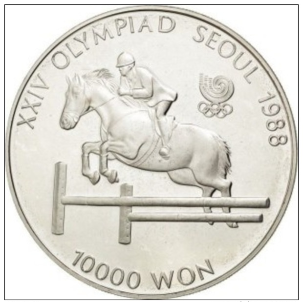 Corée Du Sud, 10.000 Won 1988 - Argent / Silver Proof - Corée Du Sud