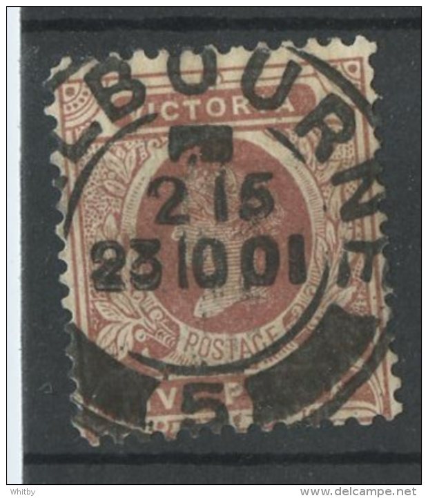 Victoria 1901 5p Queen Victoria Issue #200 - Oblitérés