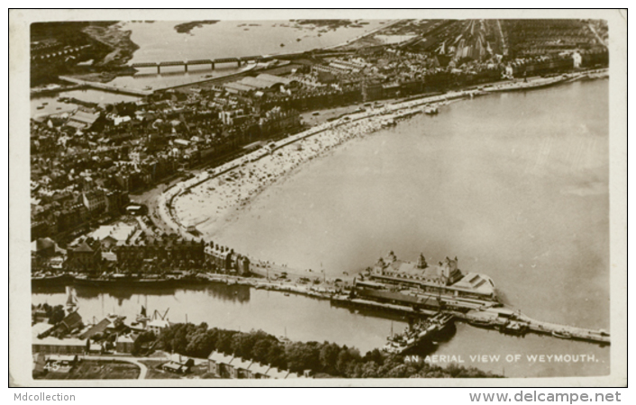 GB WEYMOUTH / An Aerial View Of Weymouth / GLOSSY CARD - Weymouth