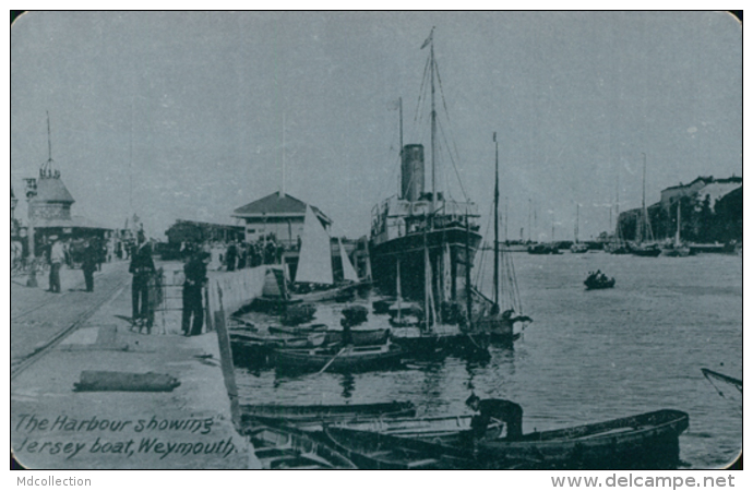 GB WEYMOUTH / The Harbour Showing Jesery Boat / - Weymouth