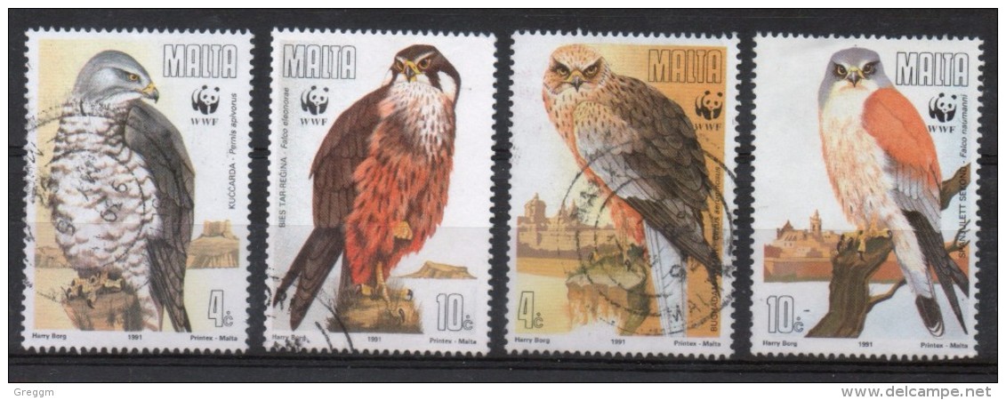 Malta Fine Used Set Of Stamps For Endangered Species. - Malta