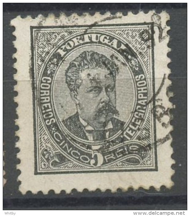 Portugal 1883 5r King Luiz Issue #58 - Used Stamps