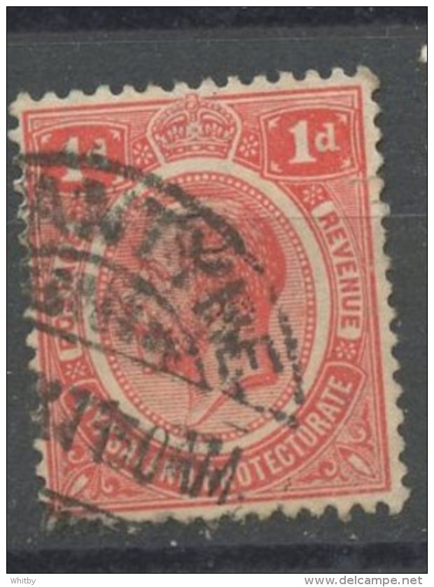 Nyasaland Protectorate 1913 1p King George Issue #13 - Nyassaland (1907-1953)