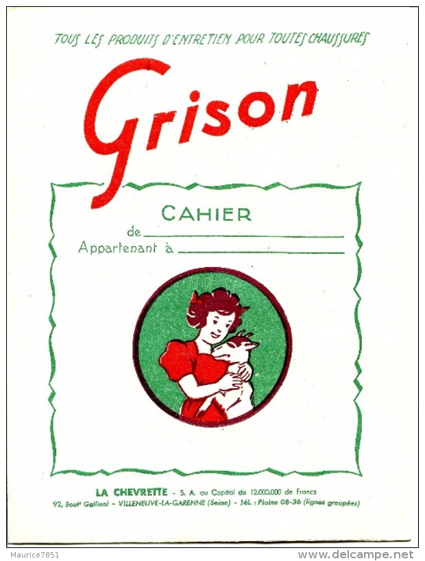 PROTEGE CAHIER- GRISON - G