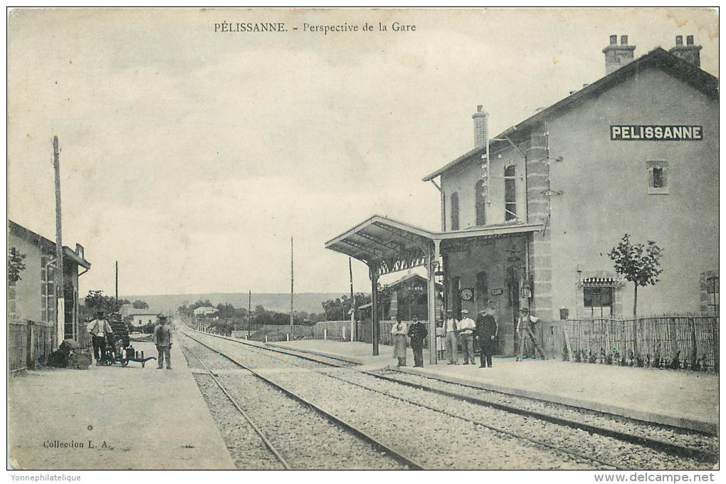 13 - B Du Rh - Pélissanne - Perspective De La Gare - Pelissanne