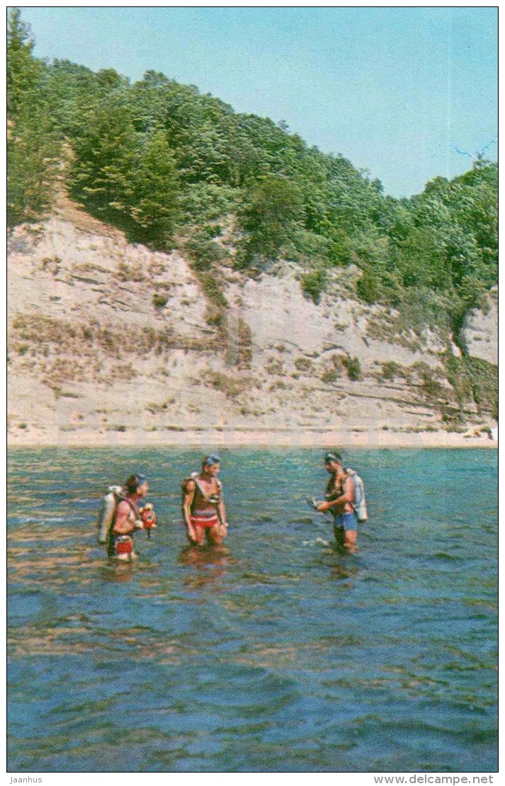 Underwater Sports - Diving - Pitsunda - Abkhazia - 1970 - Georgia USSR - Unused - Géorgie