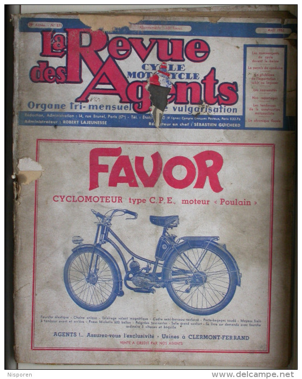 Cycle Et Motocycle - La Revue Des Agents - Organe Tri-mensuel De Vulgarisation. - Motorfietsen