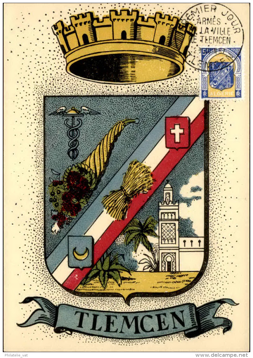 ALGERIE - Carte Maximum - Détaillons Collection - A Voir  - Lot N° 16268 - Maximum Cards