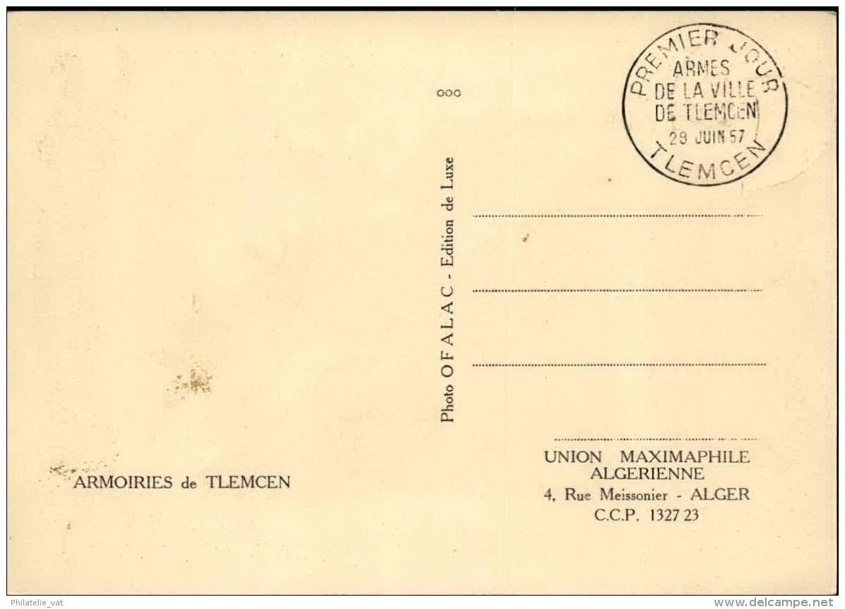 ALGERIE - Carte Maximum - Détaillons Collection - A Voir  - Lot N° 16268 - Cartoline Maximum