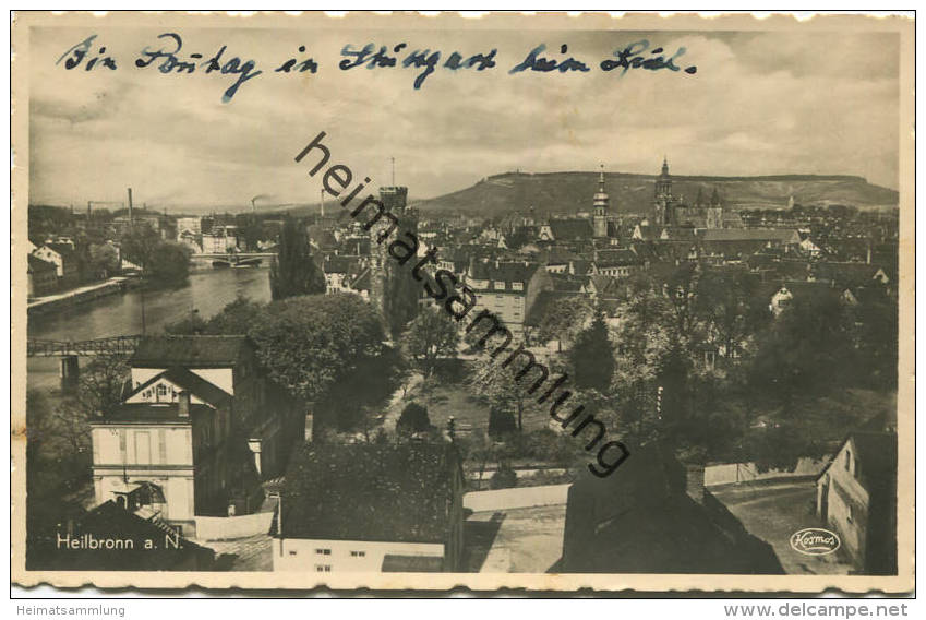 Heilbronn - Foto-AK - Franckh-Verlag Stuttgart Gel. 1935 - Heilbronn