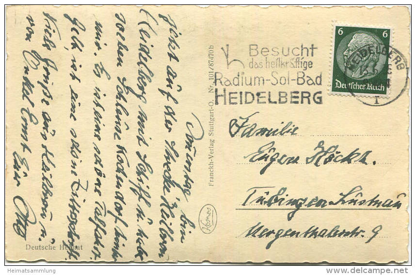 Heilbronn - Foto-AK - Franckh-Verlag Stuttgart Gel. 1935 - Heilbronn