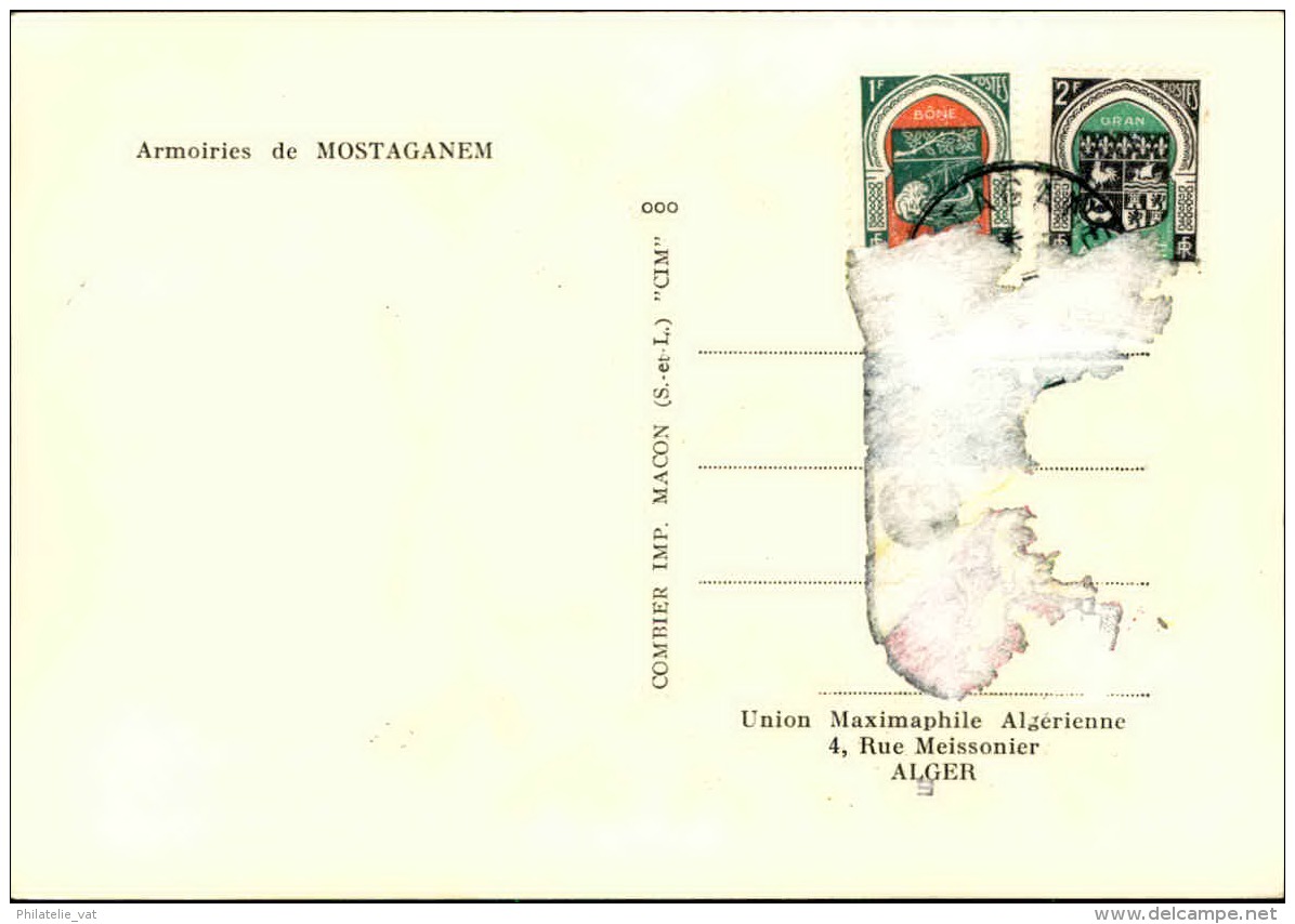 ALGERIE - Carte Maximum - Détaillons Collection - A Voir  - Lot N° 16273 - Cartoline Maximum