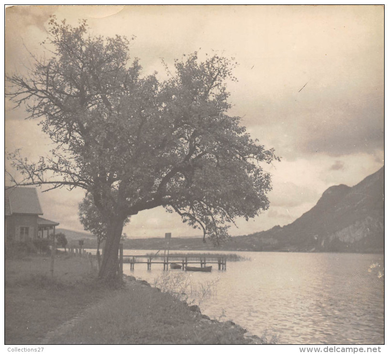 74-ANNECY- PHOTO DU LAC D'ANNECY - 1935 - Lieux