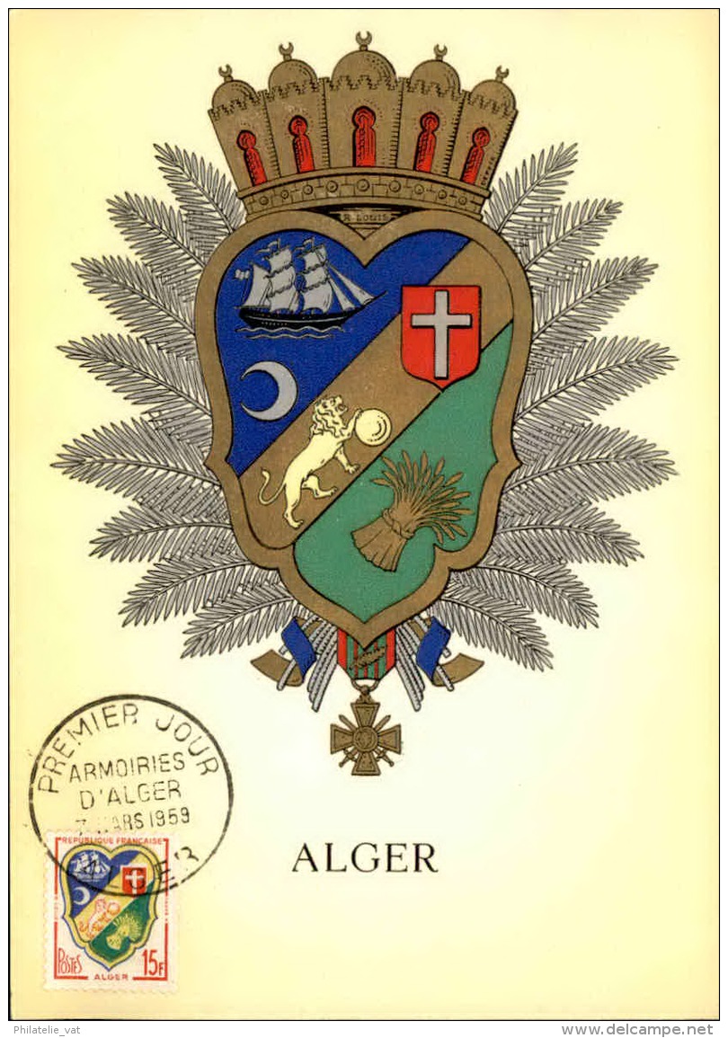 ALGERIE - Carte Maximum - Détaillons Collection - A Voir  - Lot N° 16275 - Cartes-maximum