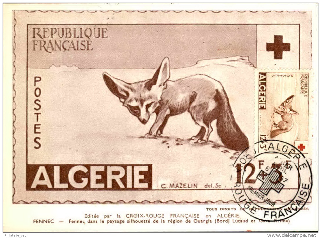 ALGERIE - Carte Maximum - Détaillons Collection - A Voir  - Lot N° 16283 - Maximumkaarten