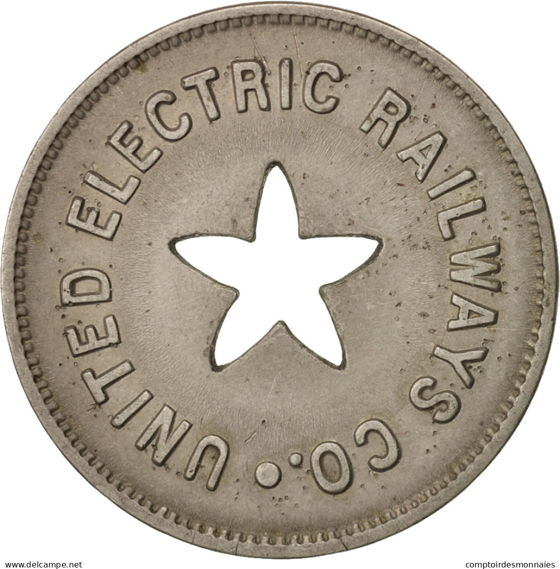 États-Unis, United Electric Railway Company, Jeton - Professionnels/De Société