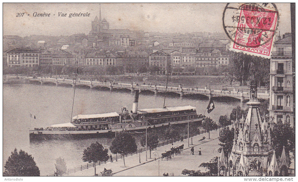 GENEVE Vue Générale - Genève