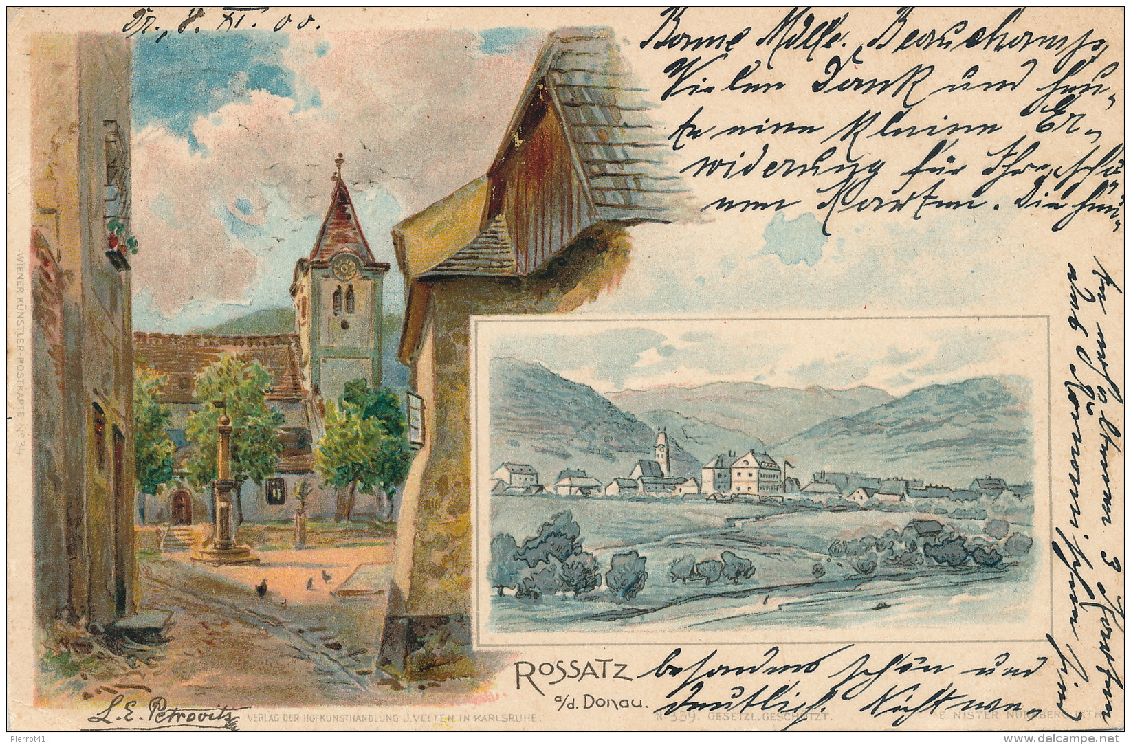 AUTRICHE - ROSSATZ A.d. Donau  (1900) - Wachau