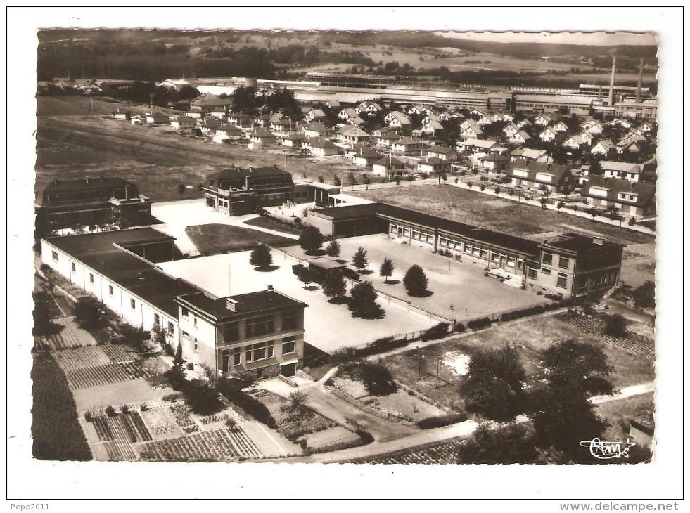 CPA 60 THOUROTTE Mairie & Groupe Scolaire Vue Aérienne 1960 - Thourotte