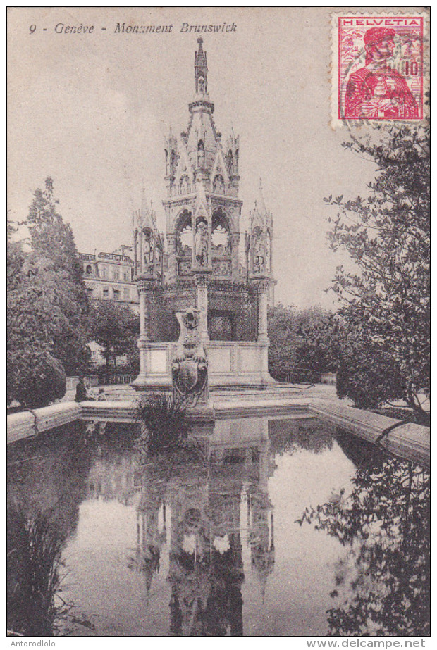 GENEVE Monument Brunswick - Genève