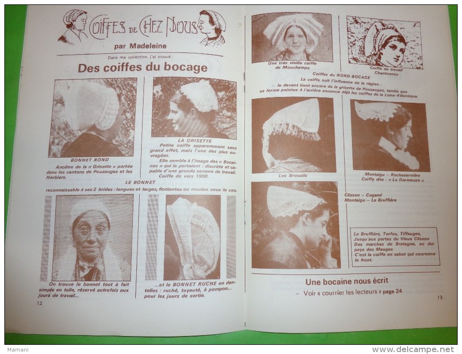 LA FIN DE LA RABINAÏE -Arts Et Traditions Du Pays Vendéen N°10  Janvier 1986 Coiffes Du Bocage - Pays De Loire