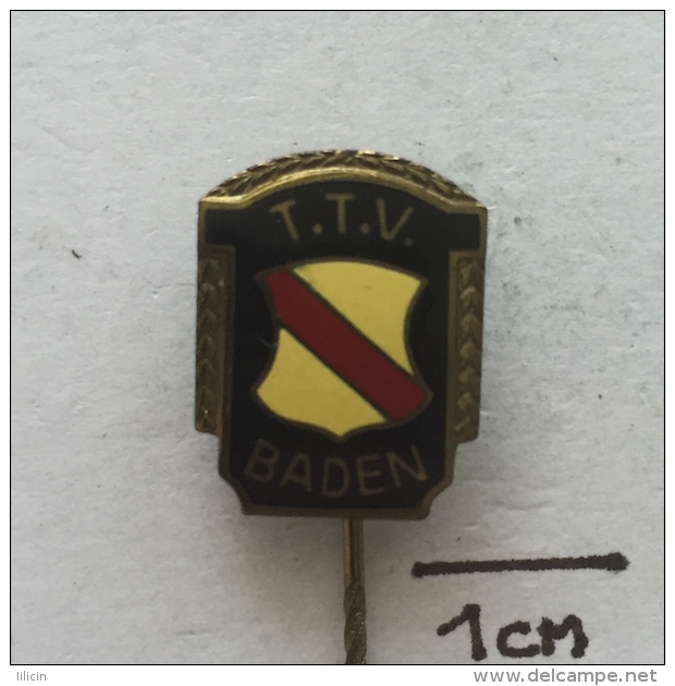 Badge / Pin ZN001906 - Table Tennis (Ping Pong) Germany (Deutschland) T.T.V. Baden - Table Tennis