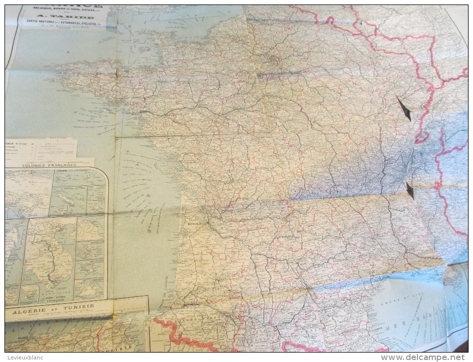 France / A Taride/ Cartes Automobiles, Cyclistes//Europe Centrale-Chemins De Fer-Lignes Navigation/Vers 1900 PGC115 - Carte Geographique