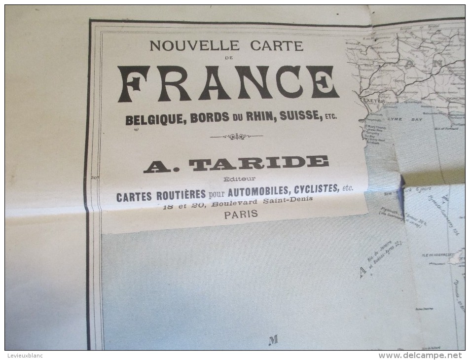 France / A Taride/ Cartes Automobiles, Cyclistes//Europe Centrale-Chemins De Fer-Lignes Navigation/Vers 1900 PGC115 - Mapas Geográficas