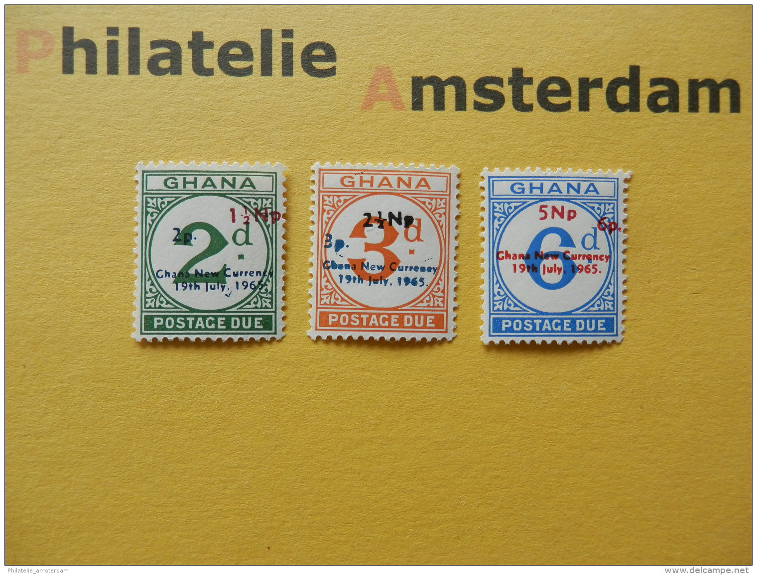 Ghana 1968-70, POSTAGE DUE TAXES PORTO: Mi 16, + 17-18, ** - Ghana (1957-...)