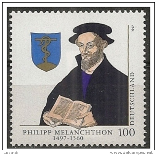 Germania/Germany/Allemagne: Filippo Melantone, Philipp Melanchthon - Teologi