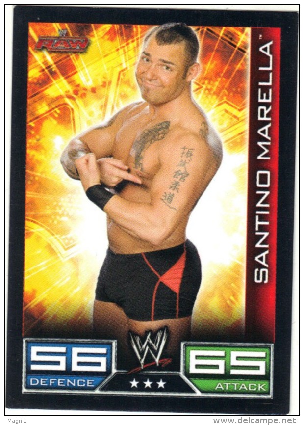 Slam Attax RAW - Santino MARELLA - Martial Arts