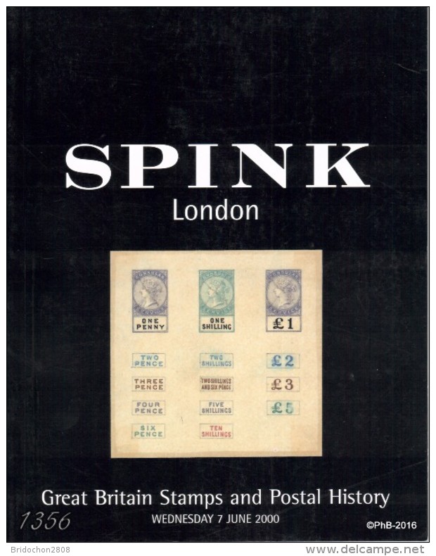 SPINK Great Britain Stamps And Postal History - Catalogi Van Veilinghuizen