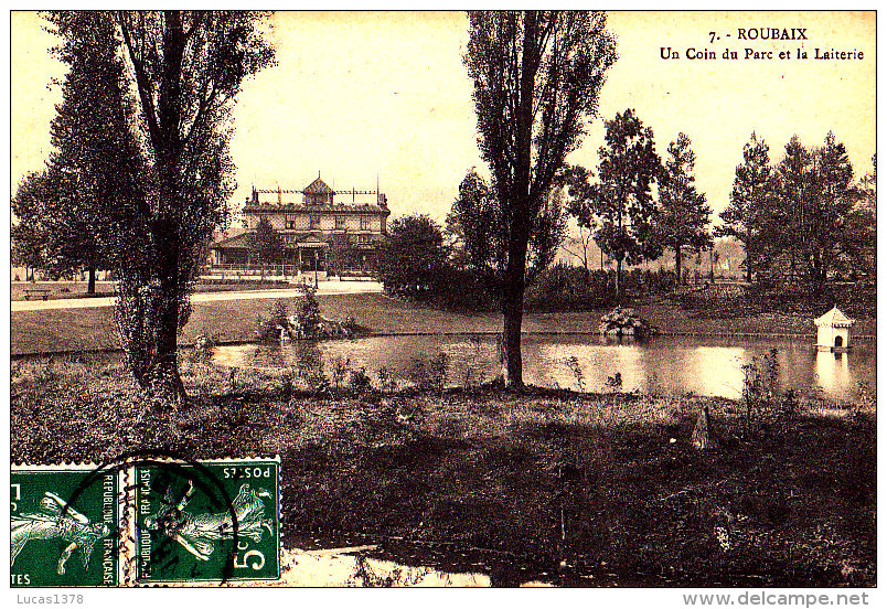 59 / ROUBAIX / UN COIN DU PARC ET LA LAITERIE - Roubaix