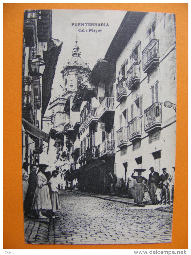 CPA Fuenterrabía / Hondarribia (Guipuscoa/España) - Calle Mayor - Guipúzcoa (San Sebastián)