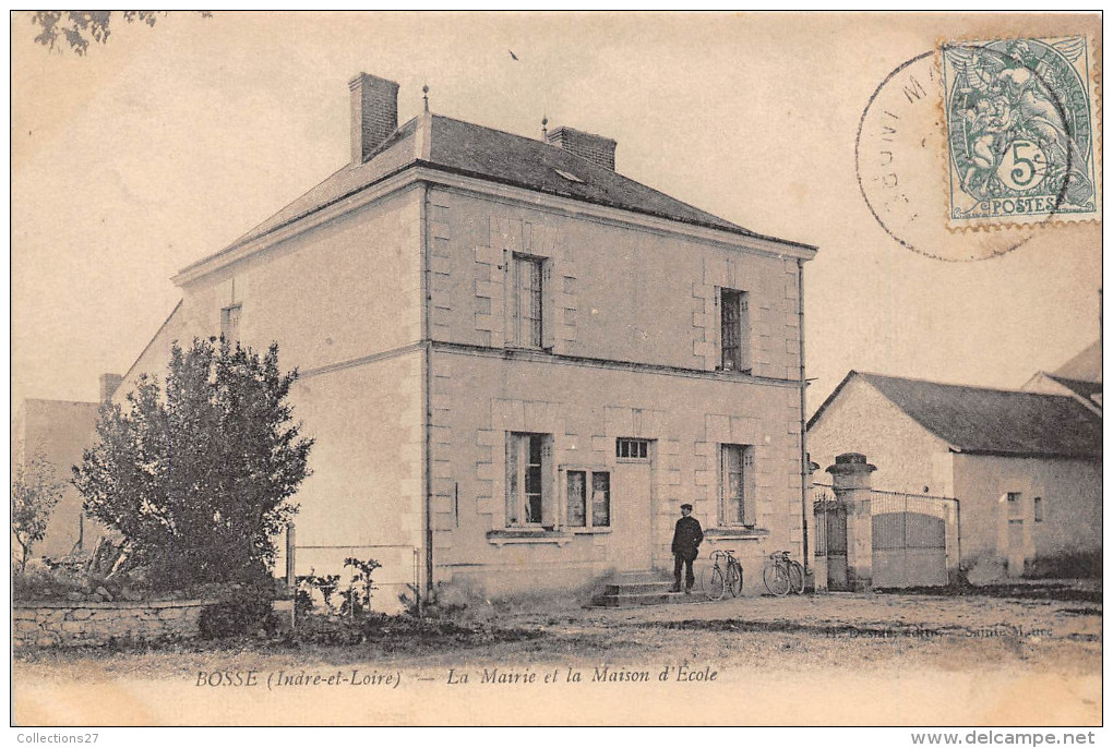 37-BOSSE- LA MAIRIE ET LA MAISON ECOLE - Sonstige & Ohne Zuordnung