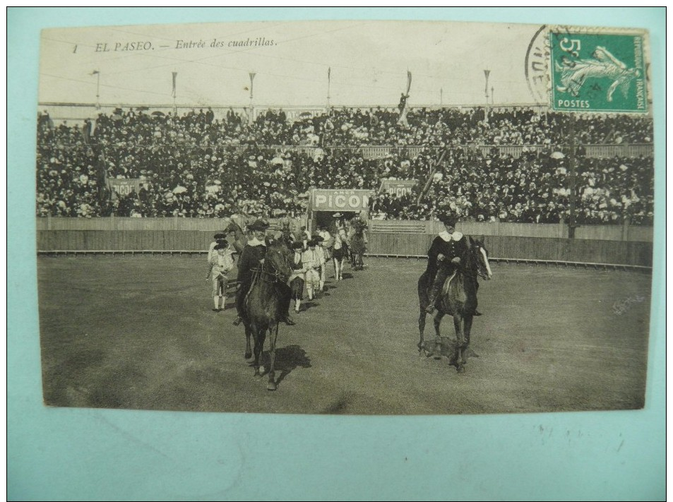 06/233-TAUROMACHIE: BORDEAUX CAUDERAN Arénes De La Benatte -PUB PICON - Pas Courante - Corrida