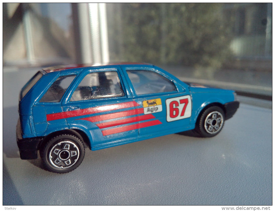 OLD Fiat Tipo ABARTH Rally 1/43 Model By Burago ITALY 1989 - Burago