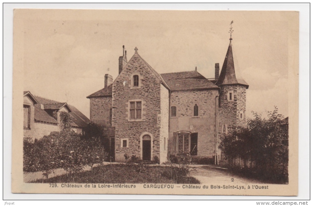 44 LOIRE ATLANTIQUE - CARQUEFOU Château Du Bois Saint Lys, à L'ouest - Carquefou