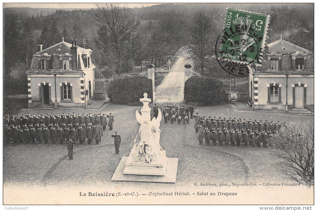 78-LA BOISSIERE- ORPHELINAT HERIOT - SALUT DU DRAPEAU - Autres & Non Classés