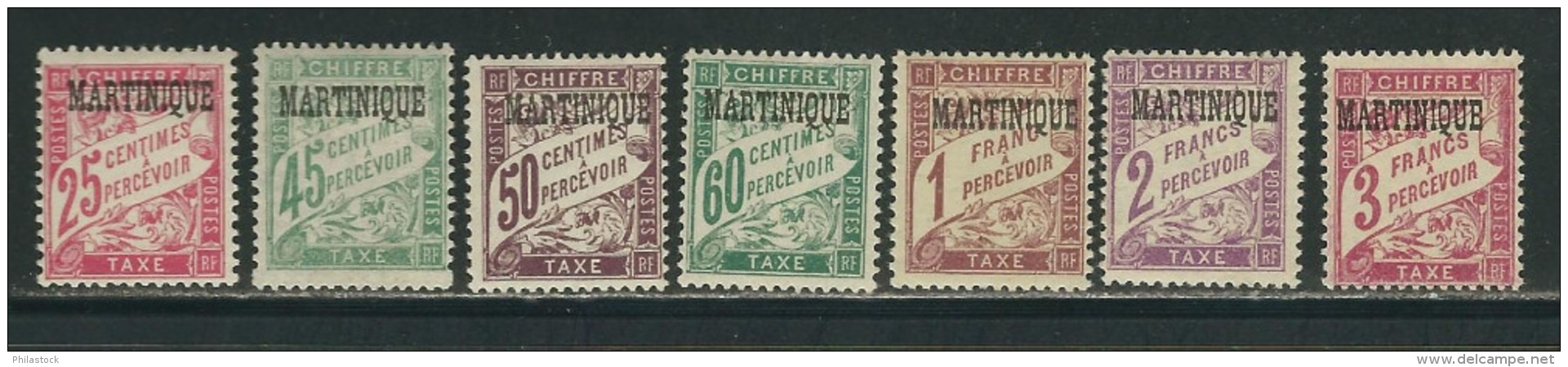 MARTINIQUE Taxe N° Entre 4 & 11 * - Timbres-taxe