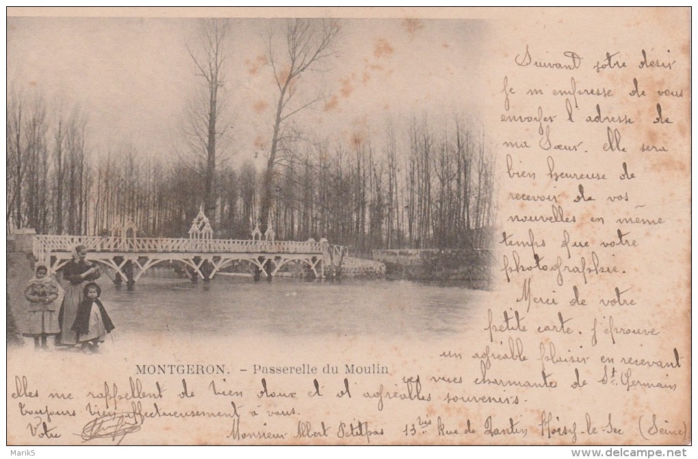 MONTGERON Passerelle Du Moulin Costumes Enfants Adulte - Montgeron