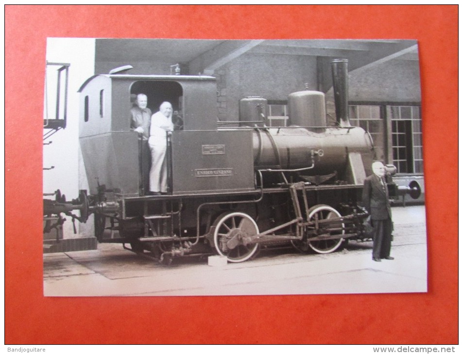 PHOTO TRAIN DE L USINE CINZANO ITALIE - Trains