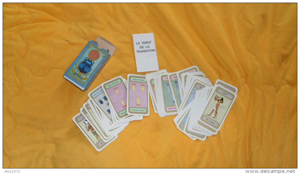 TAROT USAGE. LE TAROT DE LA TRANSITION / EGYPTIEN. DATE ?. / CARTA MUNDI. - Tarots