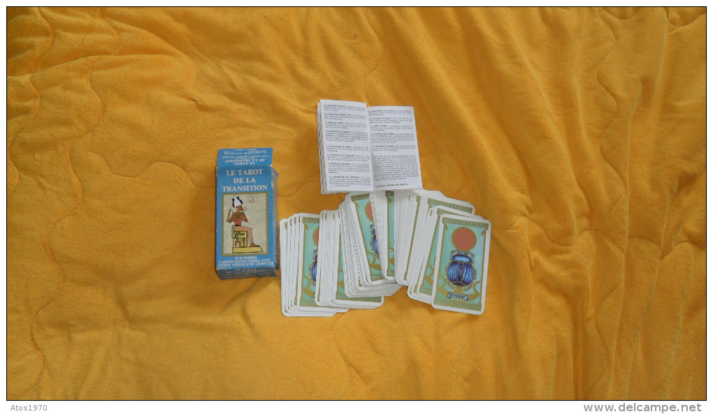 TAROT USAGE. LE TAROT DE LA TRANSITION / EGYPTIEN. DATE ?. / CARTA MUNDI. - Tarots