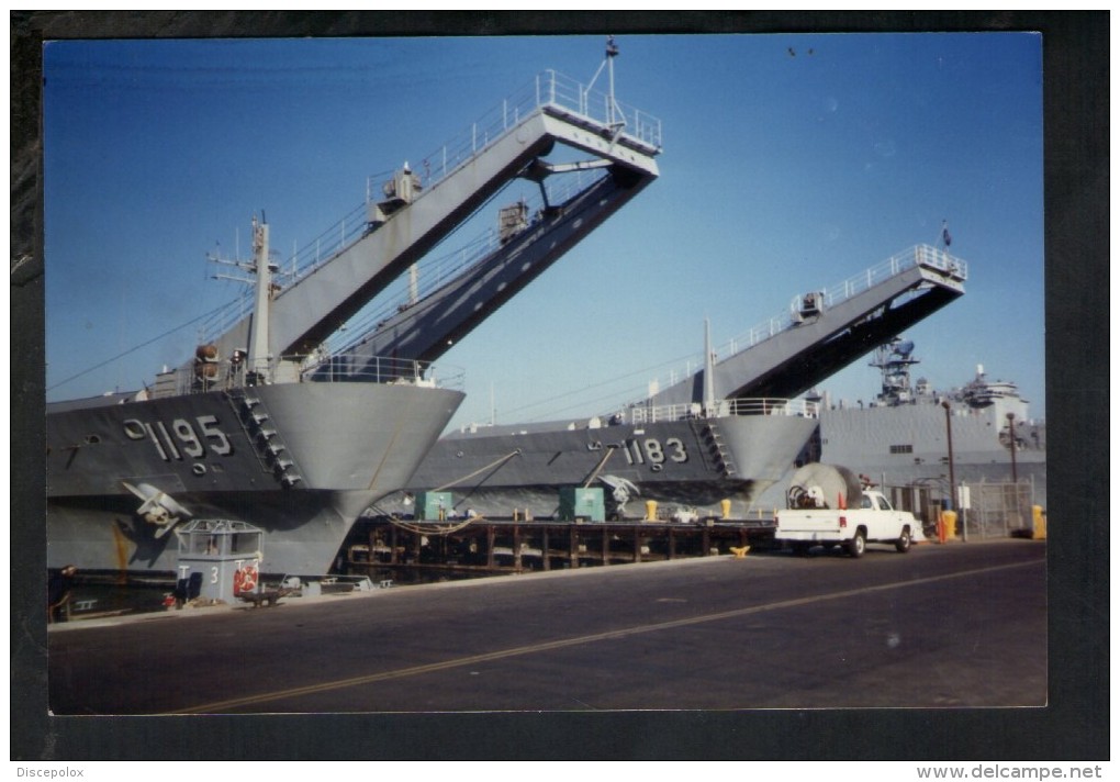 Q1867 Vera Fotografia Su Carta Kodak Di NAVI MILITARI E AUTO - NAVI NAVY SHIP BATEAUX - TIMBRO SUL RETRO - Guerre, Militaire