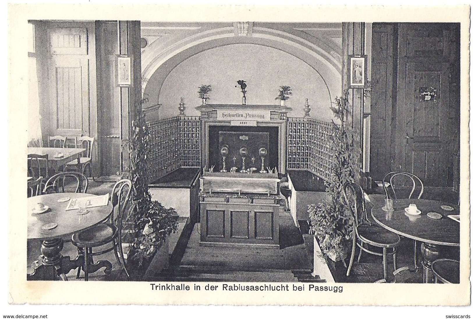 PASSUGG: Trinkhalle In Rabiusaschlucht 1921 - Trin