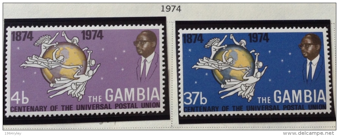 Gambia  1974 MNH**  # 304/305 - Gambia (1965-...)