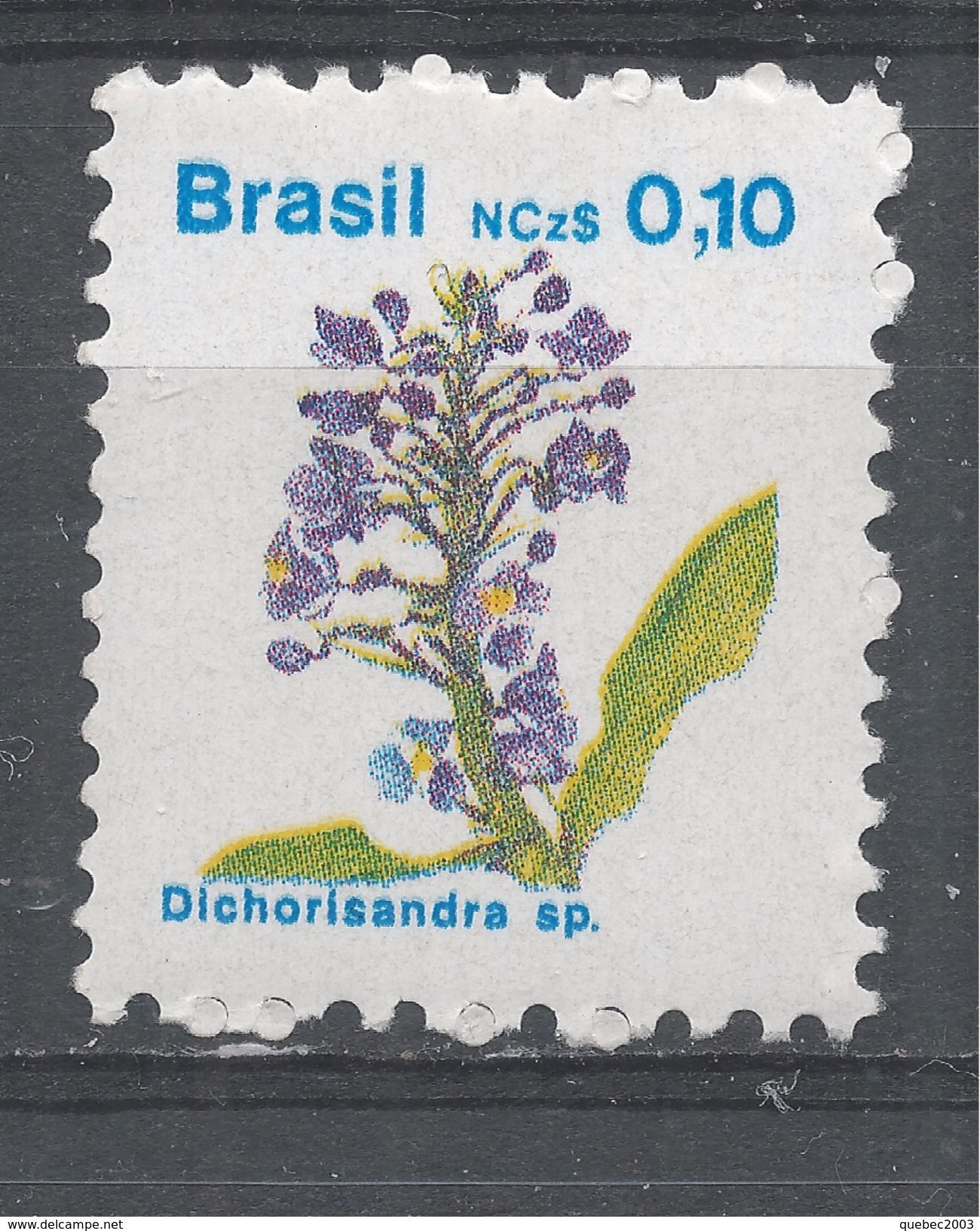 Brazil 1989. Scott #2176 (MNH) Indigenous Flora: Dichorisandra - Neufs