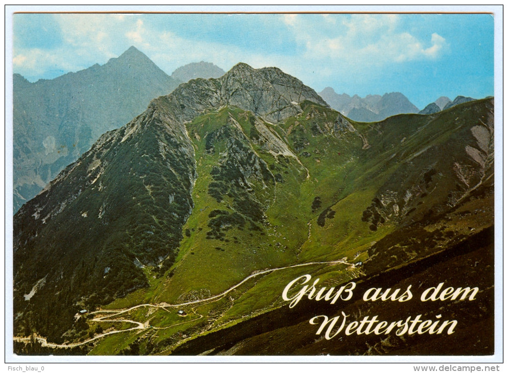 AK Tirol 6105 Leutasch Gaistal Wetterstein Rotmoosalm Predigtstuhl Im Leutaschtal Österreich Autriche Austria Tyrol - Leutasch